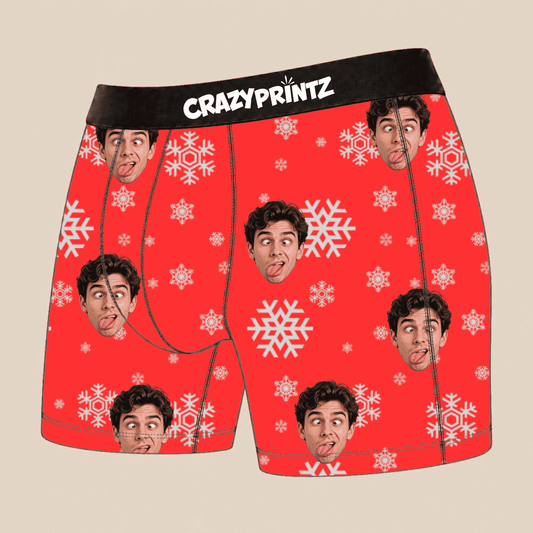 Gepersonaliseerde Winter Onderbroek Met Foto