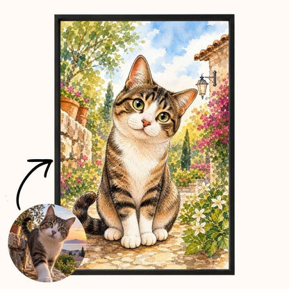 Gepersonaliseerde Huisdier Karikatuur Poster