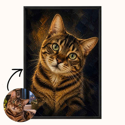 Gepersonaliseerd olieverfportret van je huisdier
